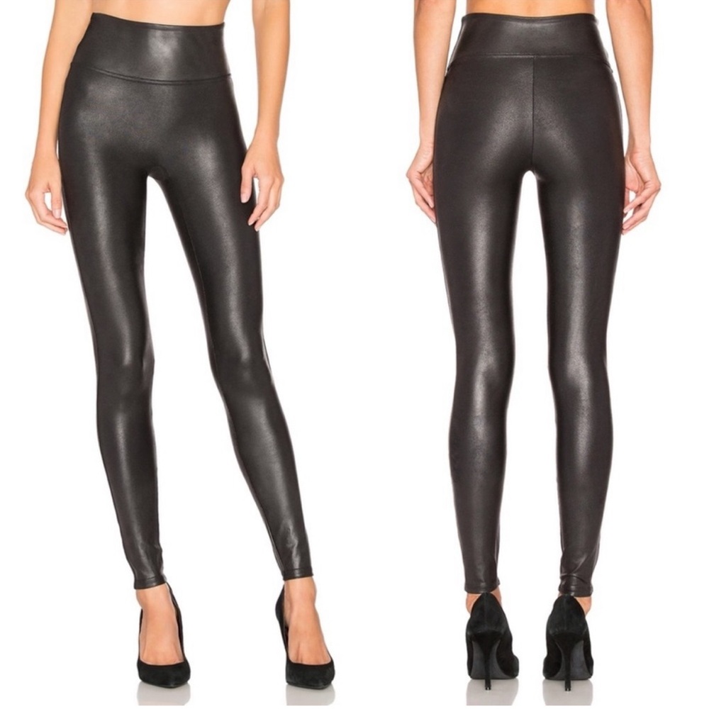 SPANX Booty Boost High-Waist Comfy Travel Leggings Black Size Large